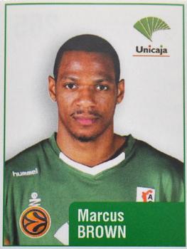 2006 Euroleague Stickers #265 Marcus Brown Front