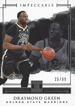 2017-18 Panini Impeccable #30 Draymond Green Front