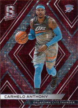 2017-18 Panini Spectra - Red #11 Carmelo Anthony Front