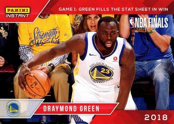 2017-18 Panini Instant Golden State Warriors NBA Champions #19 Draymond Green Front