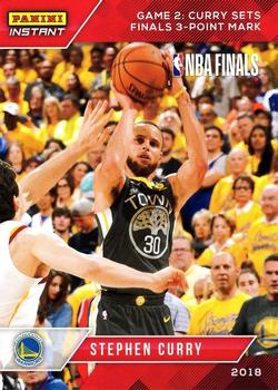 2017-18 Panini Instant Golden State Warriors NBA Champions #21 Stephen Curry Front