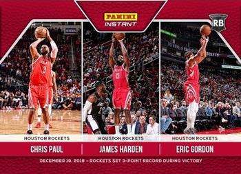 2018-19 Panini Instant NBA #57 Chris Paul / James Harden / Eric Gordon Front