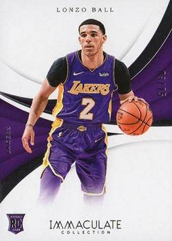 2017-18 Panini Immaculate Collection #47 Lonzo Ball Front