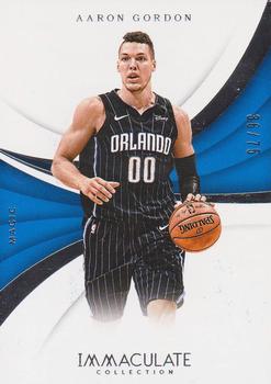 2017-18 Panini Immaculate Collection #48 Aaron Gordon Front