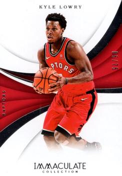 2017-18 Panini Immaculate Collection #72 Kyle Lowry Front