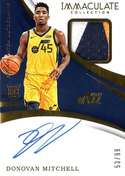 2017-18 Panini Immaculate Collection #102 Donovan Mitchell Front