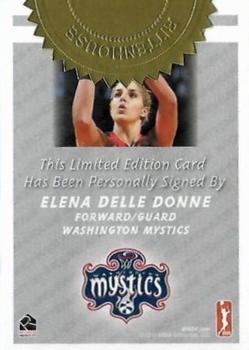 2018 Rittenhouse WNBA - Inscription Autographs #EDD3 Elena Delle Donne Back