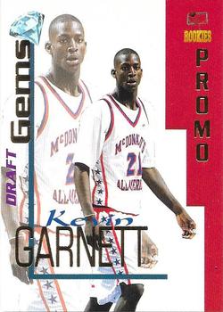 1995 Signature Rookies Draft Day - Draft Gems Promos #NNO Kevin Garnett Front
