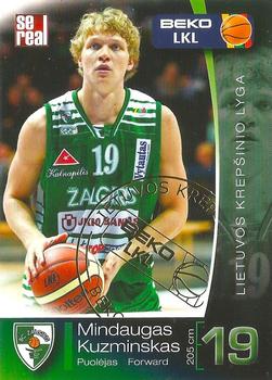 2011-12 Sereal Beko Lithuania Basketball League (LKL) #ZAL-011 Mindaugas Kuzminskas Front