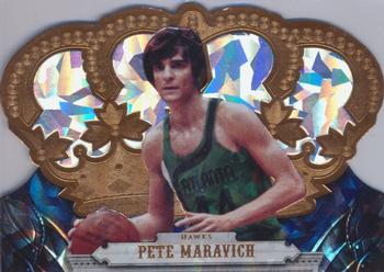 2017-18 Panini Crown Royale - Crystal #193 Pete Maravich Front