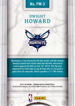 2017-18 Panini Crown Royale - Pacific Marquee #PM-3 Dwight Howard Back