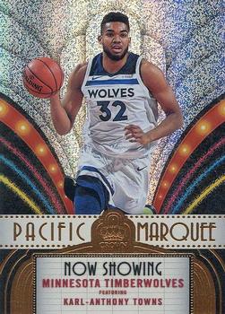 2017-18 Panini Crown Royale - Pacific Marquee #PM-44 Karl-Anthony Towns Front