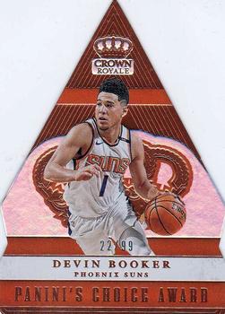2017-18 Panini Crown Royale - Panini's Choice #PC-11 Devin Booker Front