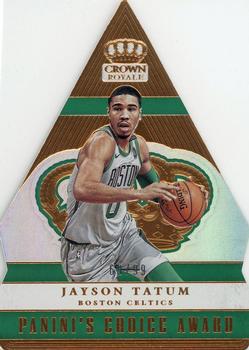 2017-18 Panini Crown Royale - Panini's Choice #PC-16 Jayson Tatum Front