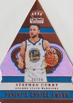 2017-18 Panini Crown Royale - Panini's Choice #PC-50 Stephen Curry Front