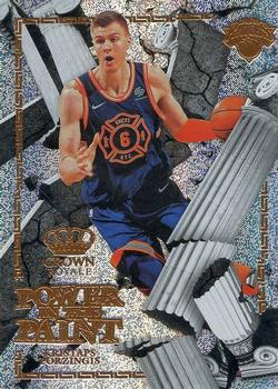 2017-18 Panini Crown Royale - Power in the Paint #PIP-21 Kristaps Porzingis Front