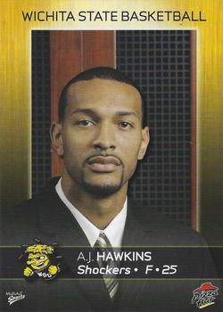 2008-09 MultiAd Wichita State Shockers #NNO A.J. Hawkins Front