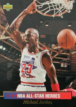 1992-93 Upper Deck NBA All-Stars - Gold Foil #15 Michael Jordan Front
