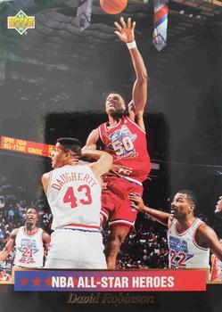 1992-93 Upper Deck NBA All-Stars - Gold Foil #21 David Robinson Front