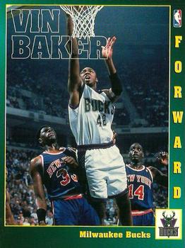 1997 Scholastic Ultimate NBA Postcards #NNO Vin Baker Front