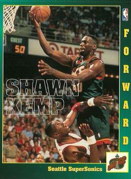 1997 Scholastic Ultimate NBA Postcards #NNO Shawn Kemp Front