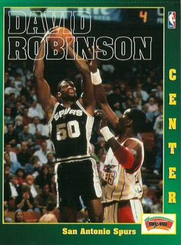 1997 Scholastic Ultimate NBA Postcards #NNO David Robinson Front
