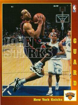1997 Scholastic Ultimate NBA Postcards #NNO John Starks Front
