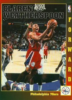 1997 Scholastic Ultimate NBA Postcards #NNO Clarence Weatherspoon Front