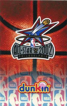 2002 Dunkin Bubblegum NBA All-Stars #W7 Karl Malone Back