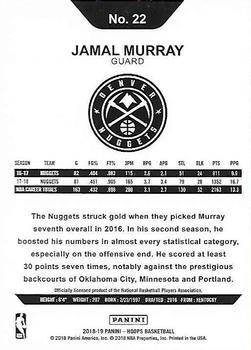 2018-19 Hoops #22 Jamal Murray Back
