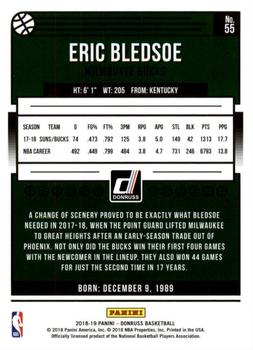 2018-19 Donruss #55 Eric Bledsoe Back