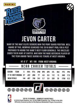 2018-19 Donruss #169 Jevon Carter Back
