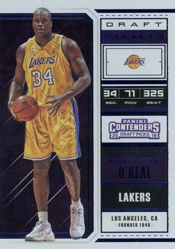 2018 Panini Contenders Draft Picks - Blue Foil #48 Shaquille O'Neal Front