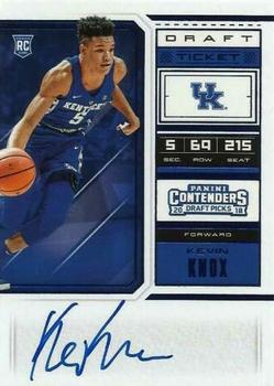 2018 Panini Contenders Draft Picks - Blue Foil #61 Kevin Knox Front