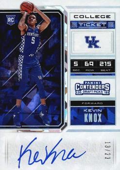 2018 Panini Contenders Draft Picks - Cracked Ice #61 Kevin Knox Front