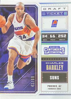 2018 Panini Contenders Draft Picks - Draft Ticket #8 Charles Barkley Front