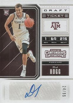 2018 Panini Contenders Draft Picks - Draft Ticket #115 DJ Hogg Front