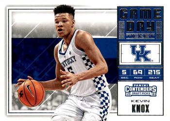 2018 Panini Contenders Draft Picks - Game Day Ticket #11 Kevin Knox Front