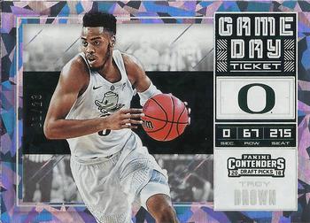 2018 Panini Contenders Draft Picks - Game Day Ticket Cracked Ice #19 Troy Brown Jr. Front