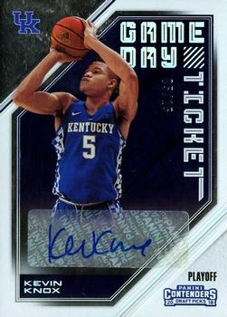 2018 Panini Contenders Draft Picks - Game Day Ticket Signatures Playoff #5 Kevin Knox Front