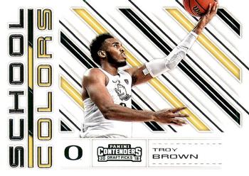 2018 Panini Contenders Draft Picks - School Colors #19 Troy Brown Jr. Front