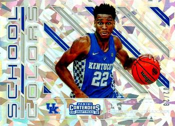 2018 Panini Contenders Draft Picks - School Colors Cracked Ice #14 Shai Gilgeous-Alexander Front