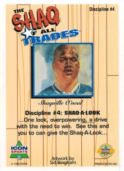 1993 Icon Sports Profiles Shaq of all Trades - Purple #4 Shaquille O'Neal Back