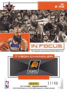 2017-18 Panini Vanguard - In Focus Autographs #IF-TCH Tyson Chandler Back