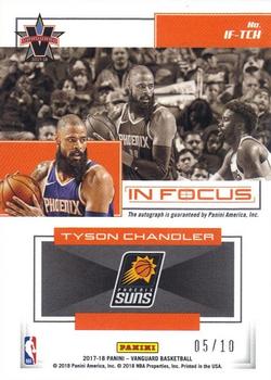 2017-18 Panini Vanguard - In Focus Autographs Gold #IF-TCH Tyson Chandler Back