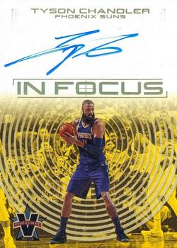 2017-18 Panini Vanguard - In Focus Autographs Gold #IF-TCH Tyson Chandler Front