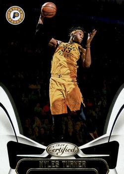 2018-19 Panini Certified #92 Myles Turner Front