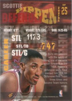 1994-95 Stadium Club - Super Skills Members Only #15 Scottie Pippen Back