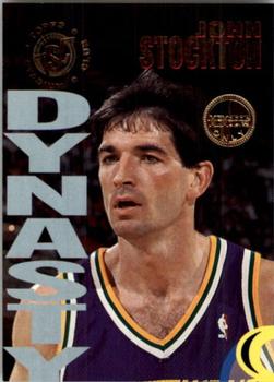 1994-95 Stadium Club - Dynasty and Destiny Members Only #3a John Stockton Front