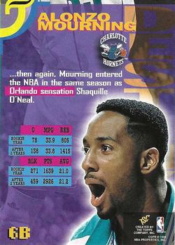 1994-95 Stadium Club - Dynasty and Destiny Members Only #6b Alonzo Mourning Back